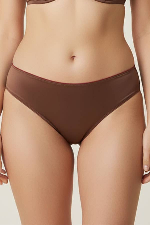 Youmita Women's Satin Thong Panty-33595-THG-S-2211