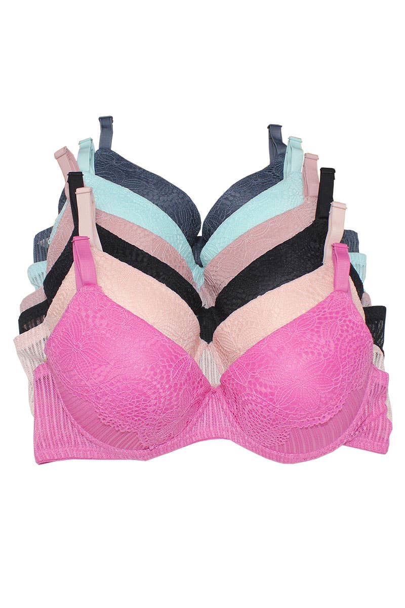 Youmita Push Up and Underwire Bra-YM-78295-BRA-C01