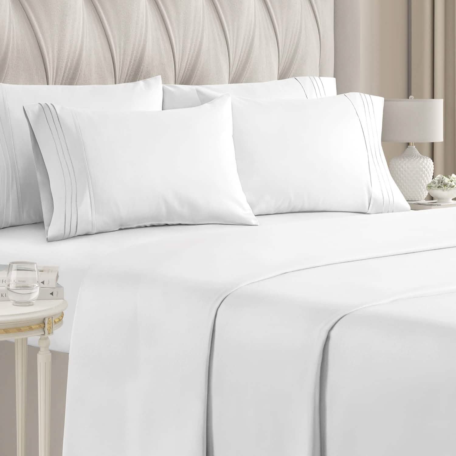 6-Piece Set: Hotel Luxury Bed Sheets