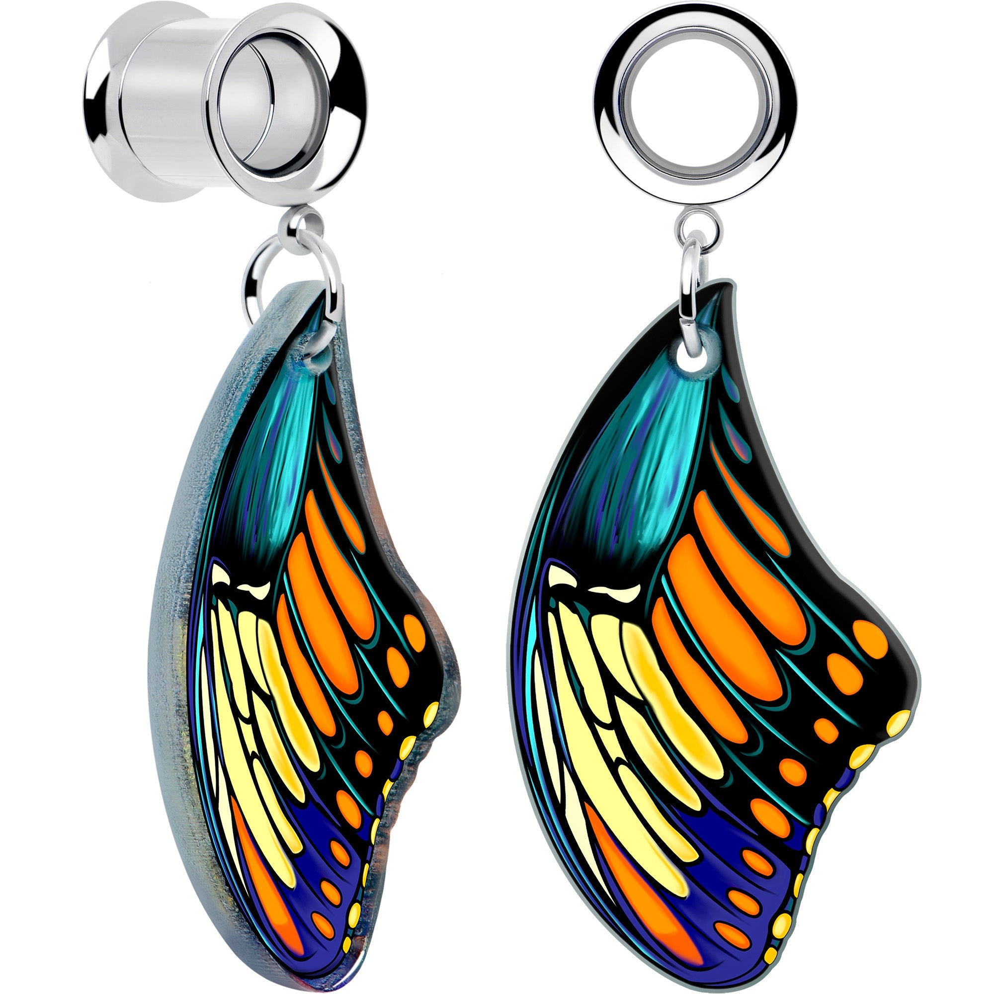 Wing of Butterfly Tunnels Dangle Plug Set by Onyx O